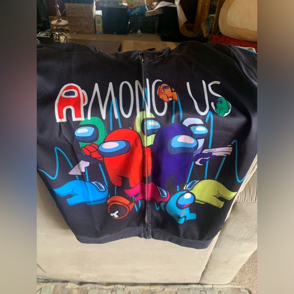 AMONG US Imported Zippered Jacket with Hood, Size 14-16, Unisex. HARD TO FIND!! - Picture 12 of 13